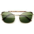 Unique Retro Steampunk Cat Eye Aviator Sunglasses  9493