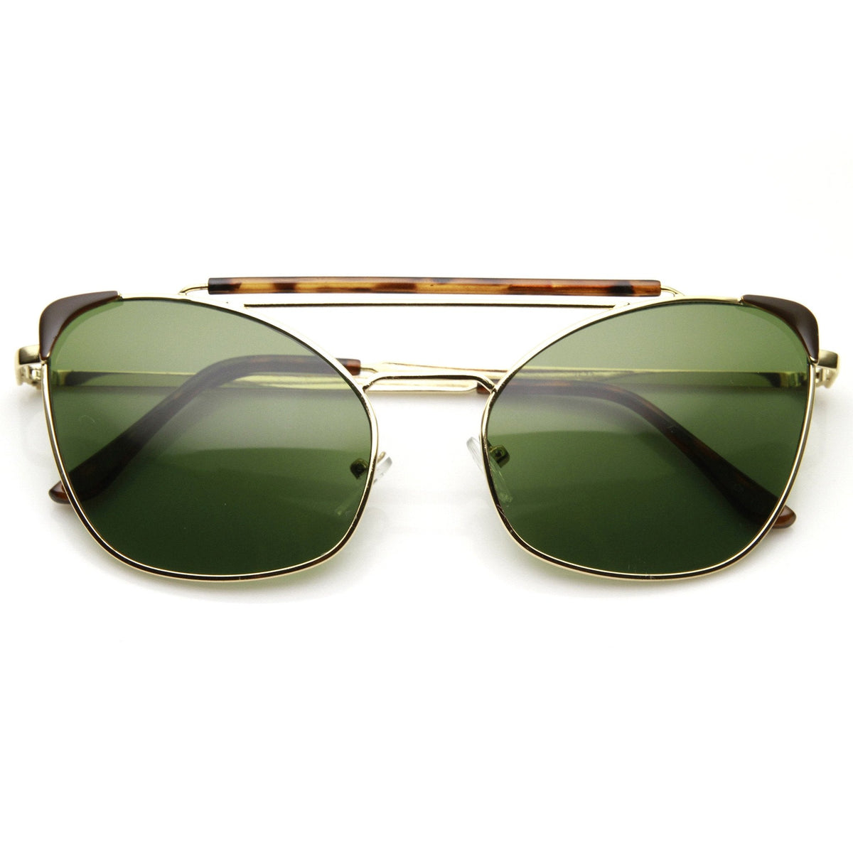 Unique Retro Steampunk Cat Eye Aviator Sunglasses  9493