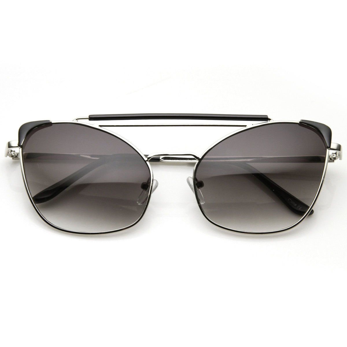 Unique Retro Steampunk Cat Eye Aviator Sunglasses  9493