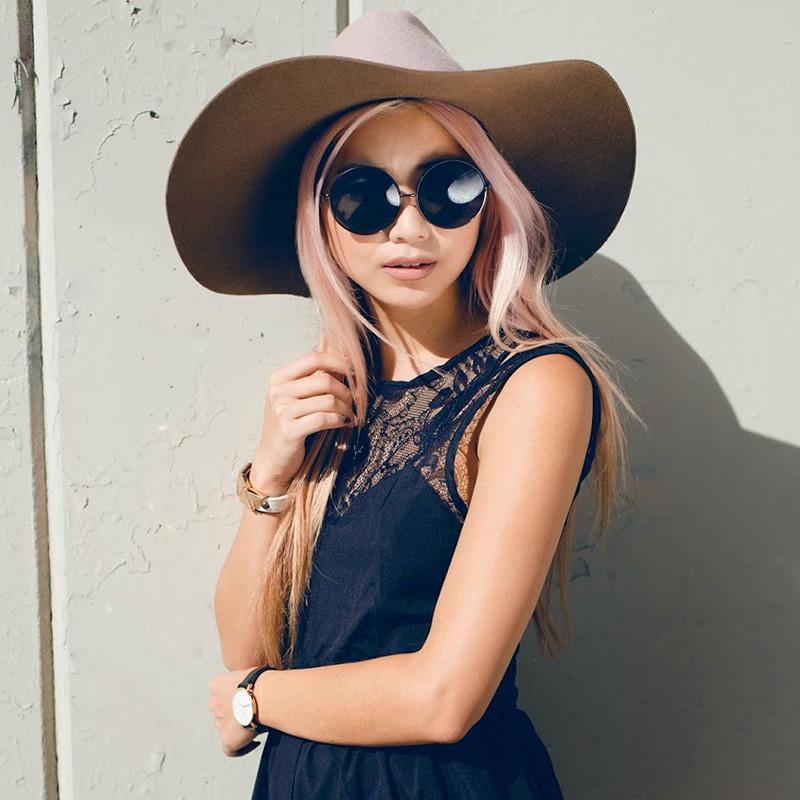 Womens Designer Inspired Super Round Oversize Two Tone Sunglasses 9408