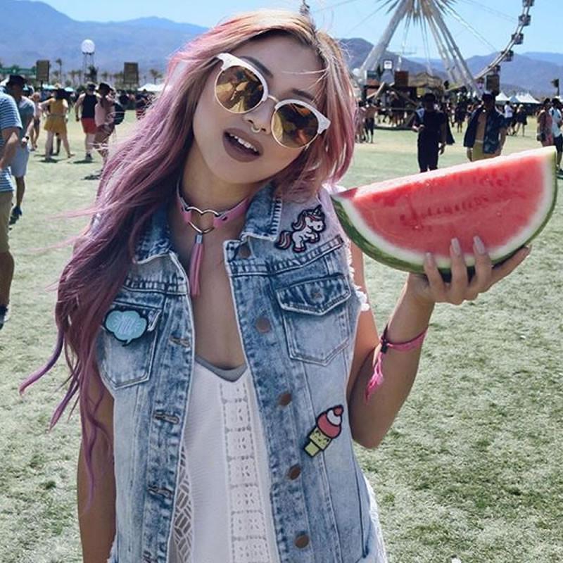 Oversize Half Frame Marble Moon Cut Mirror Lens Sunglasses A244