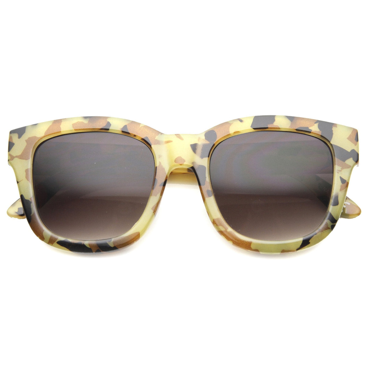 Women's Oversize Marble Print Cat Eye Sunglasses 9924