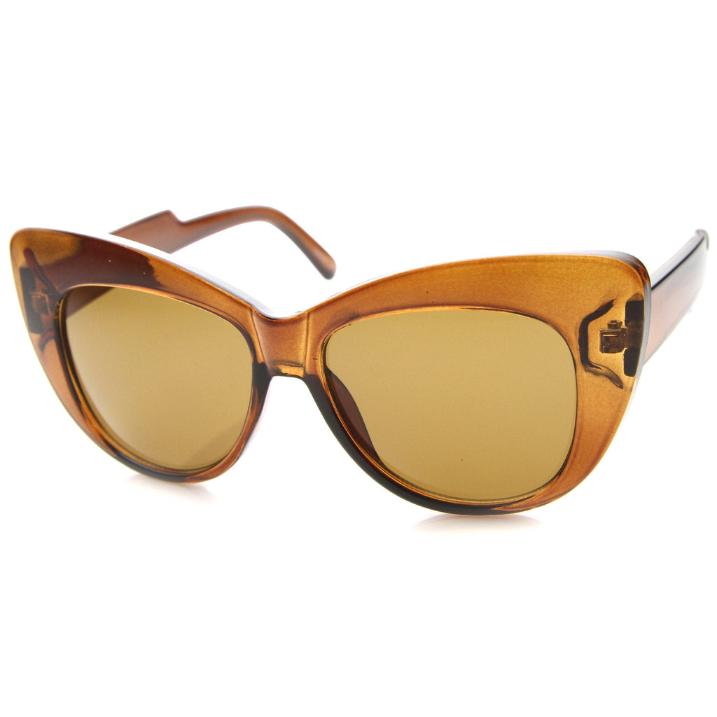 Women's Oversize Cat Eye Butterfly Shape Sunglasses 9974