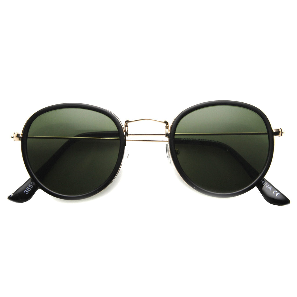 Indie Dapper Vintage Round Sunglasses 9978