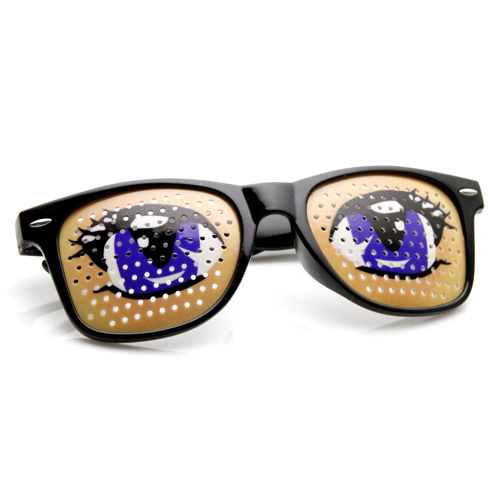 Novelty Poker Face Cartoon Eyes Costume Party Sunglasses 9303