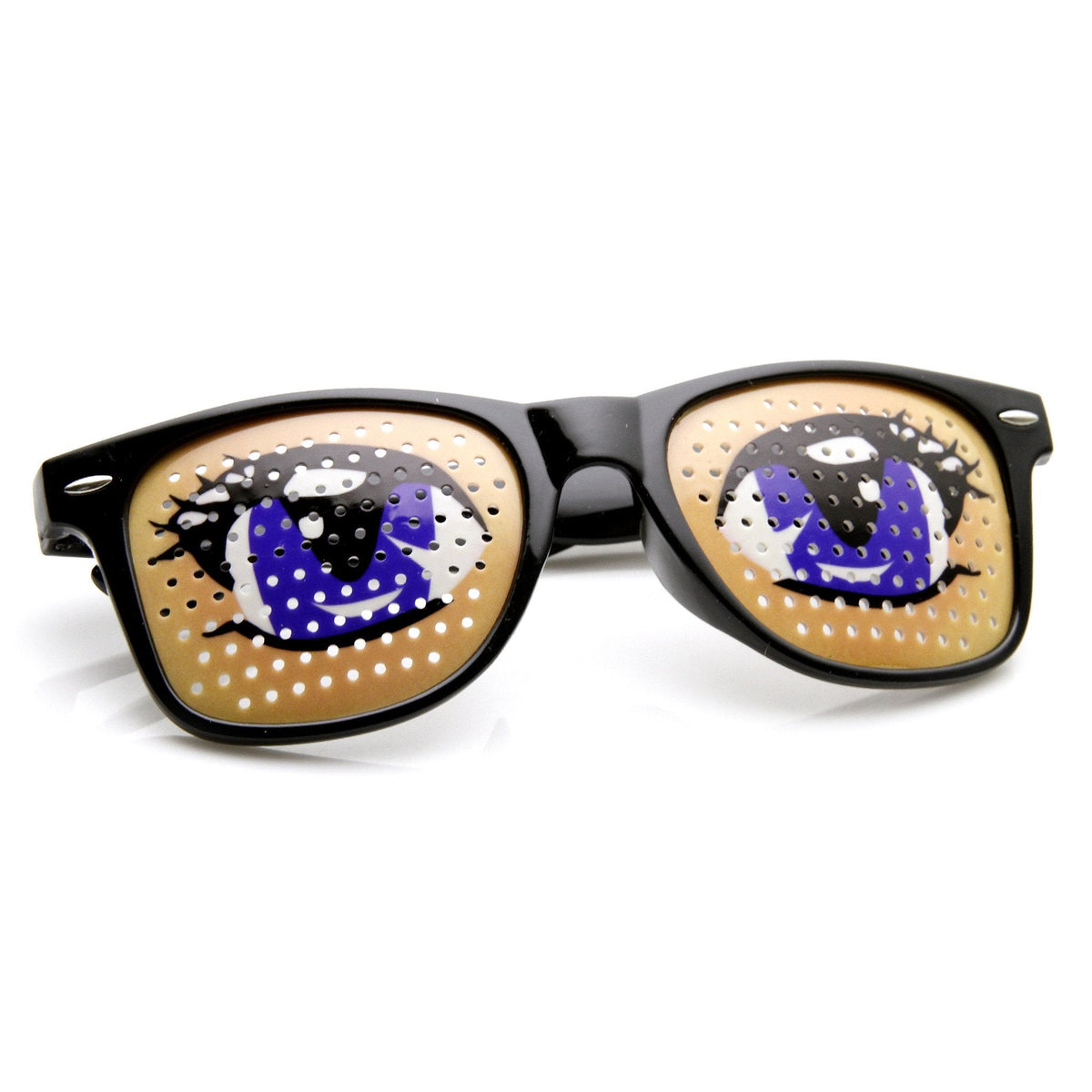 Novelty Poker Face Cartoon Eyes Costume Party Sunglasses 9303