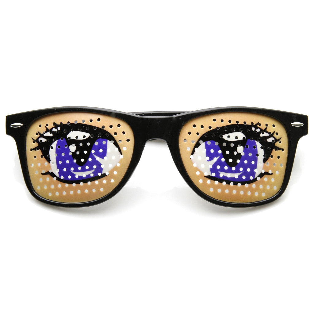 Novelty Poker Face Cartoon Eyes Costume Party Sunglasses 9303