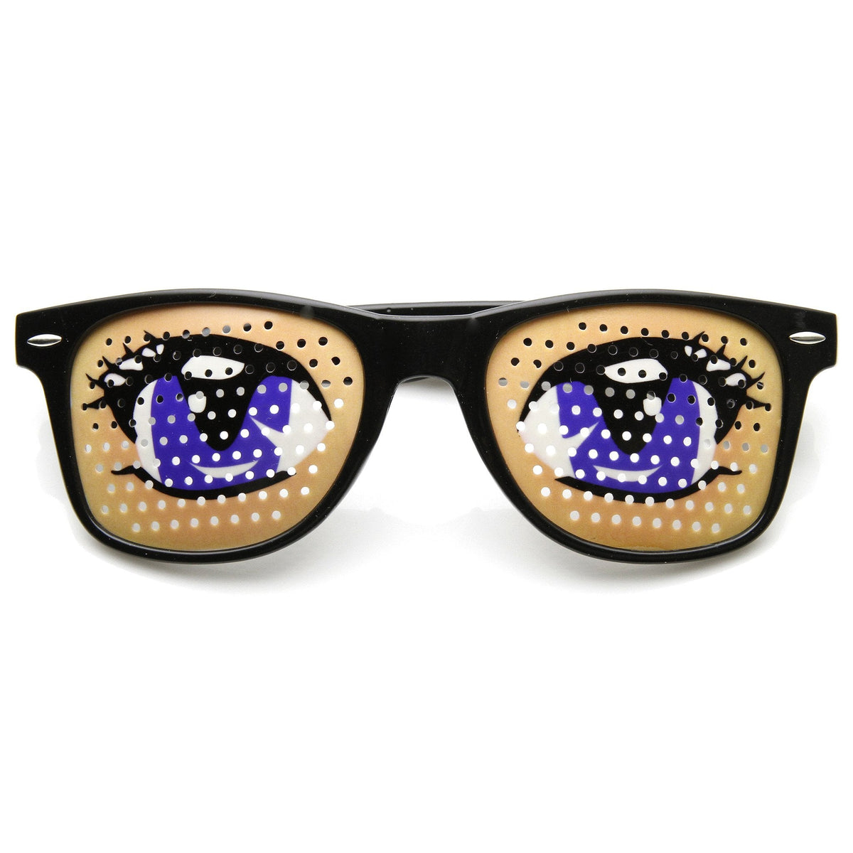 Novelty Poker Face Cartoon Eyes Costume Party Sunglasses 9303
