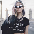 Women's Modern Cat Eye Bottom Cut Sunglasses