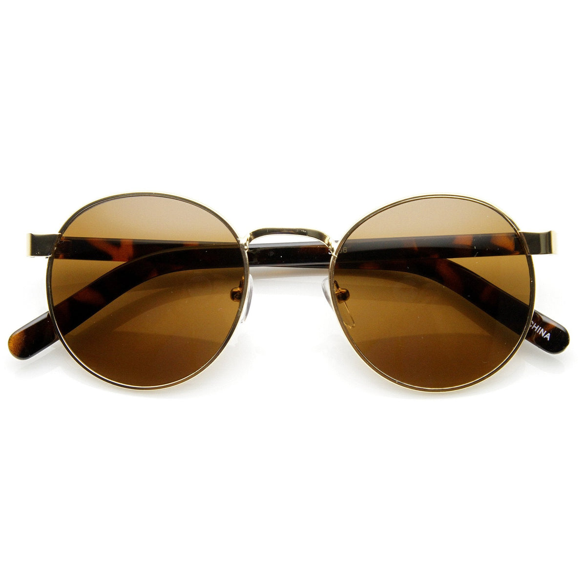Vintage Inspired Dapper Round P3 Spectacle Sunglasses 9137