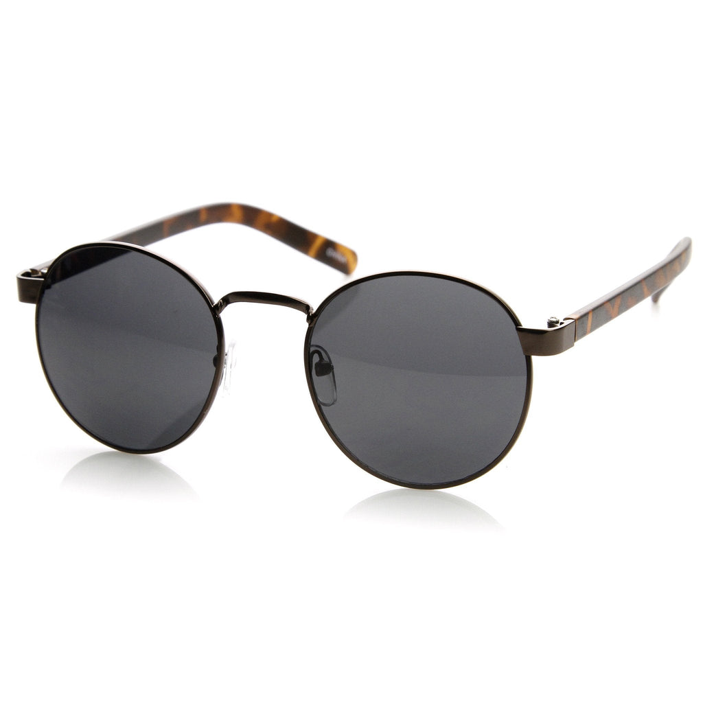 Vintage Inspired Dapper Round P3 Spectacle Sunglasses 9137