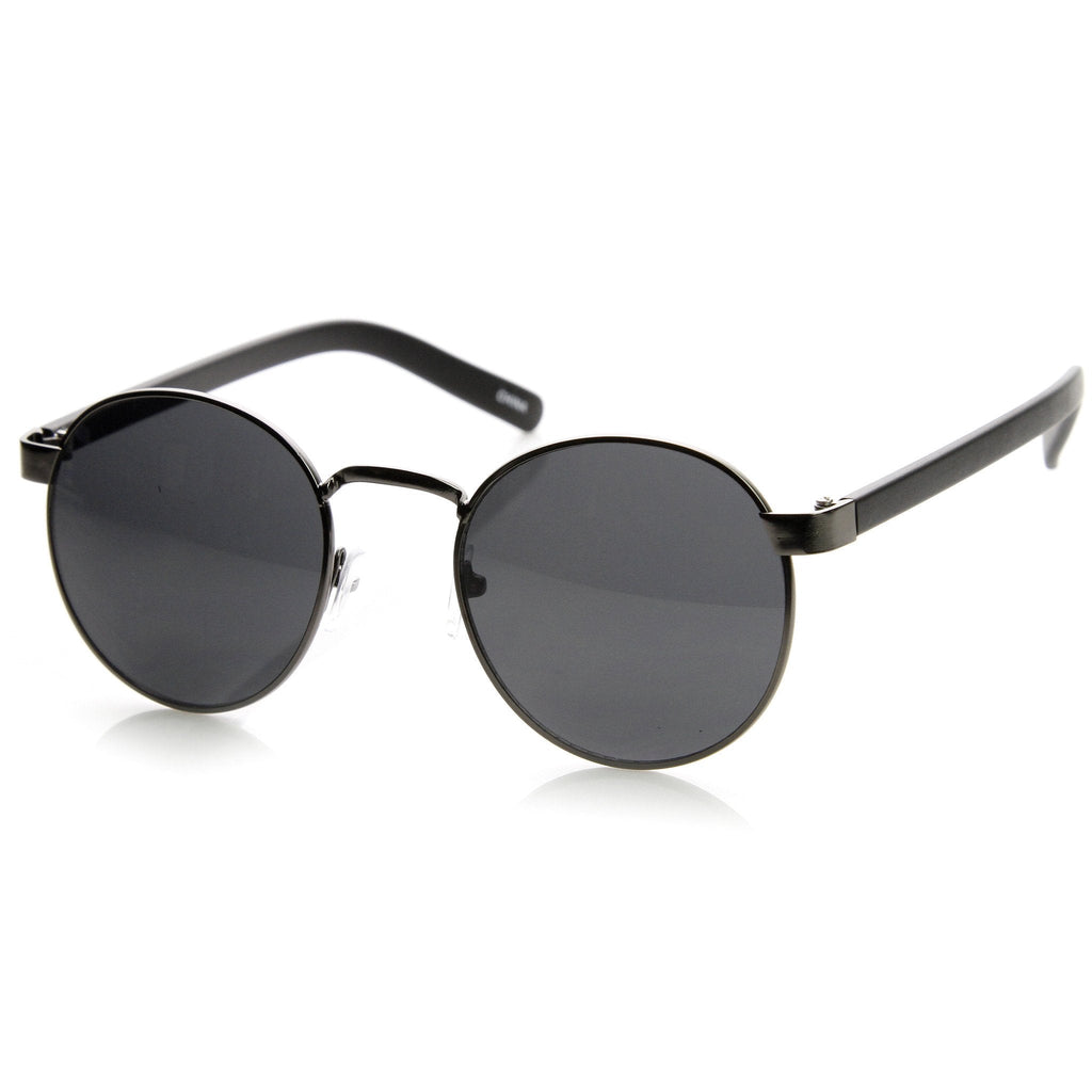 Vintage Inspired Dapper Round P3 Spectacle Sunglasses 9137