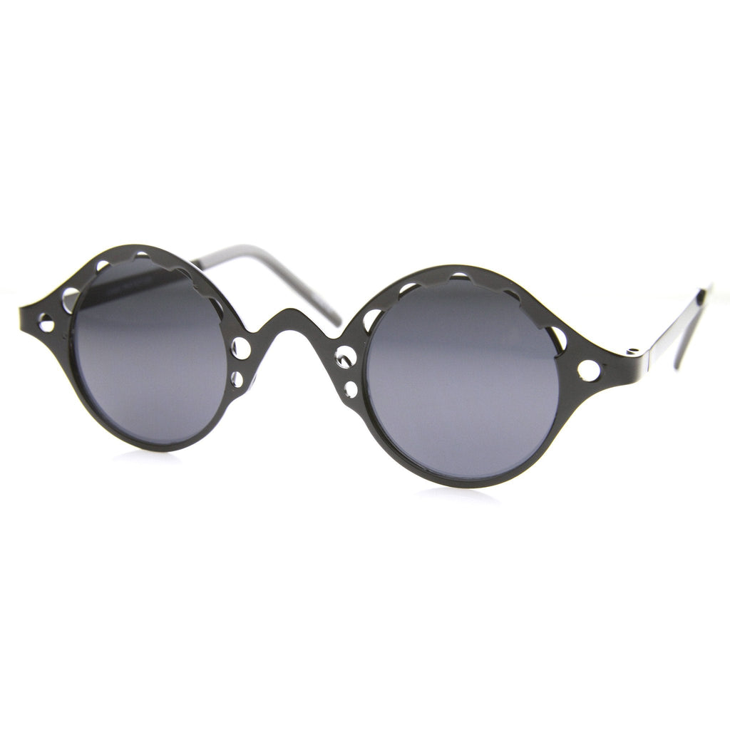 Vintage Inspired Steampunk Round Chain Frame Sunglasses 9579