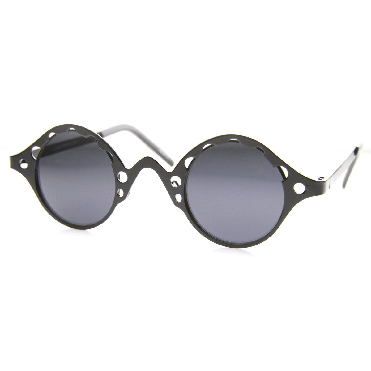 Vintage Inspired Steampunk Round Chain Frame Sunglasses 9579