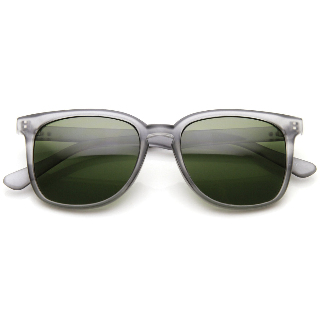 Indie Hipster Retro Dapper Horned Rim Sunglasses 9497