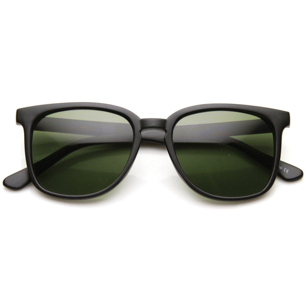 Indie Hipster Retro Dapper Horned Rim Sunglasses 9497