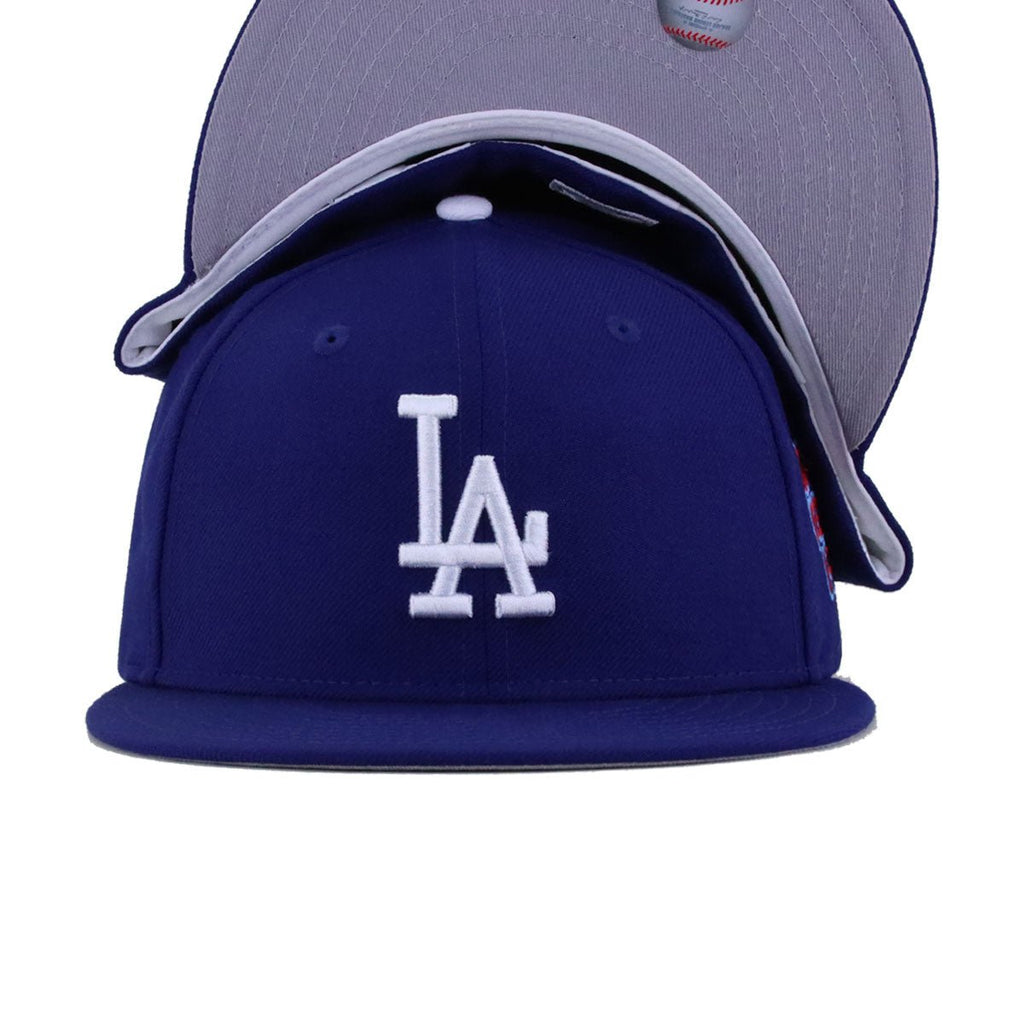 Los Angeles Dodgers Dark Royal Blue 1974 World Series Cooperstown New Era 59Fifty Fitted