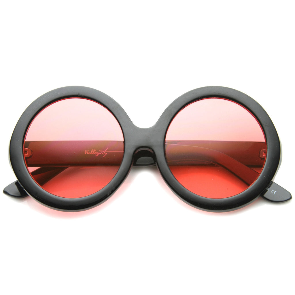 Valley City X zeroUV Mod Oversize Round Sunglasses A536