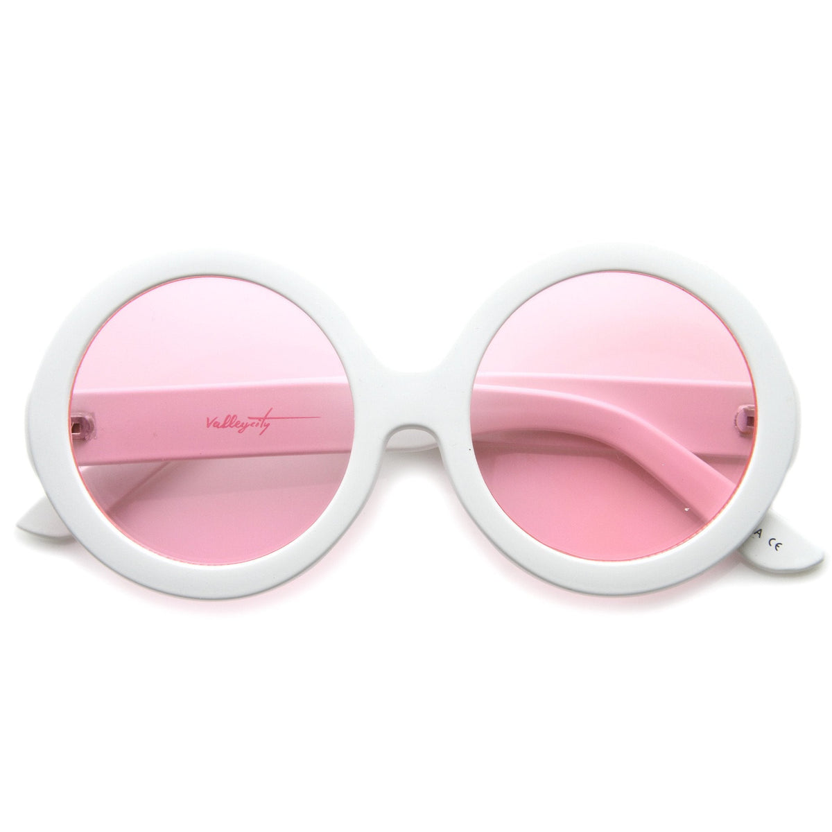 Valley City X zeroUV Mod Oversize Round Sunglasses A536
