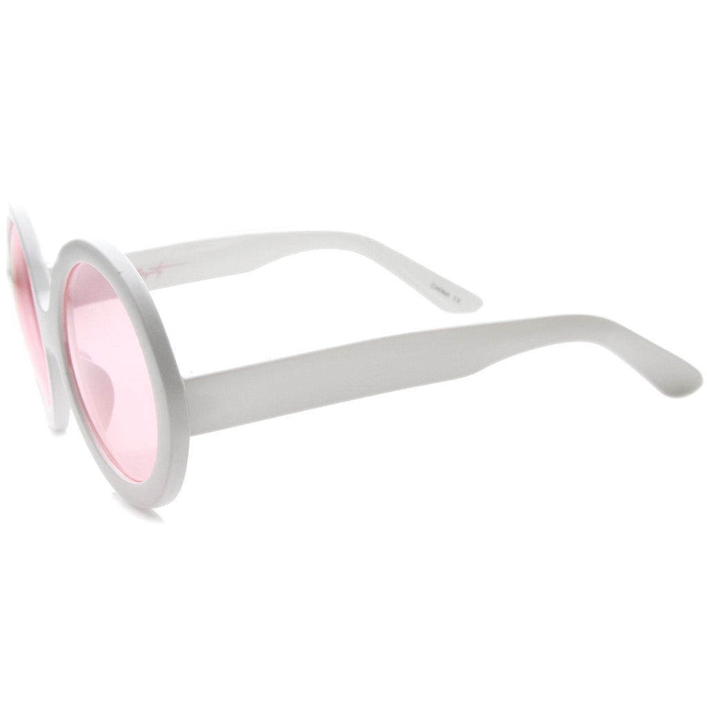 Valley City X zeroUV Mod Oversize Round Sunglasses A536