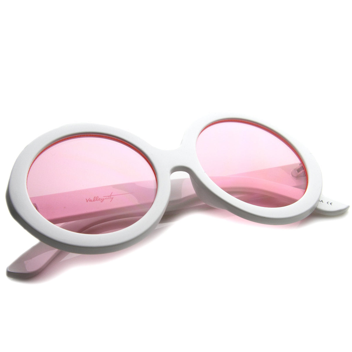 Valley City X zeroUV Mod Oversize Round Sunglasses A536