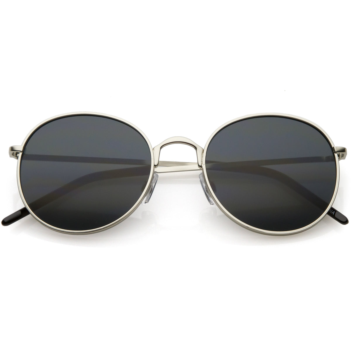 Indie Round Retro Modern Flat Lens Dapper Sunglasses C519