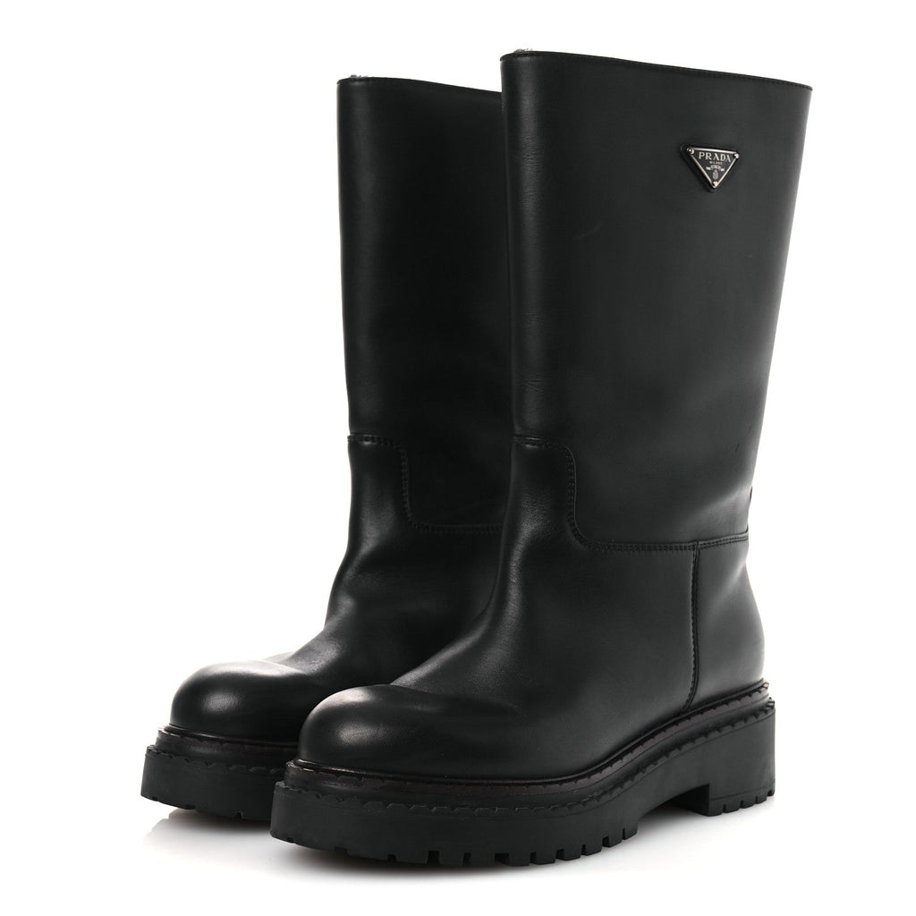 Vitello Shearling Winter 2 Boots 39.5 Black