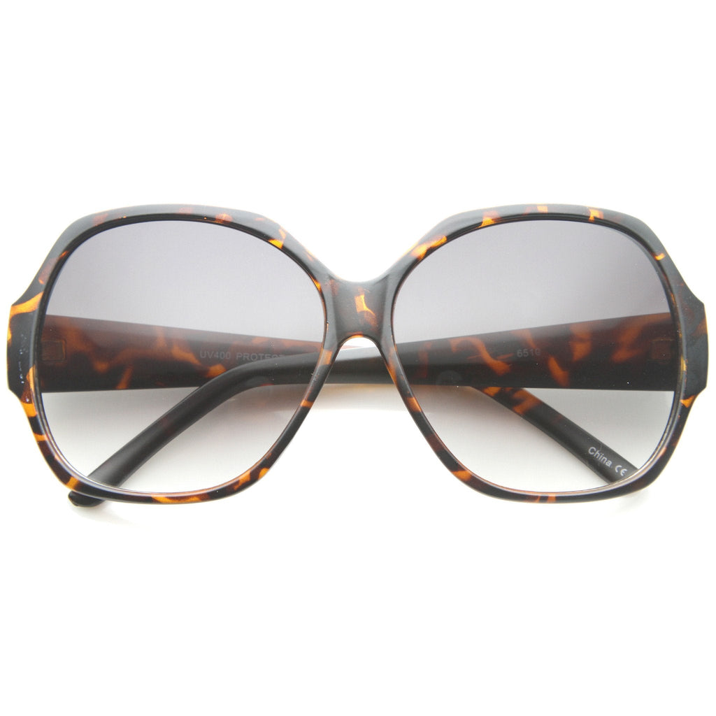 Women's Retro 1950's Oversize Gradient Lens Sunglasses A140