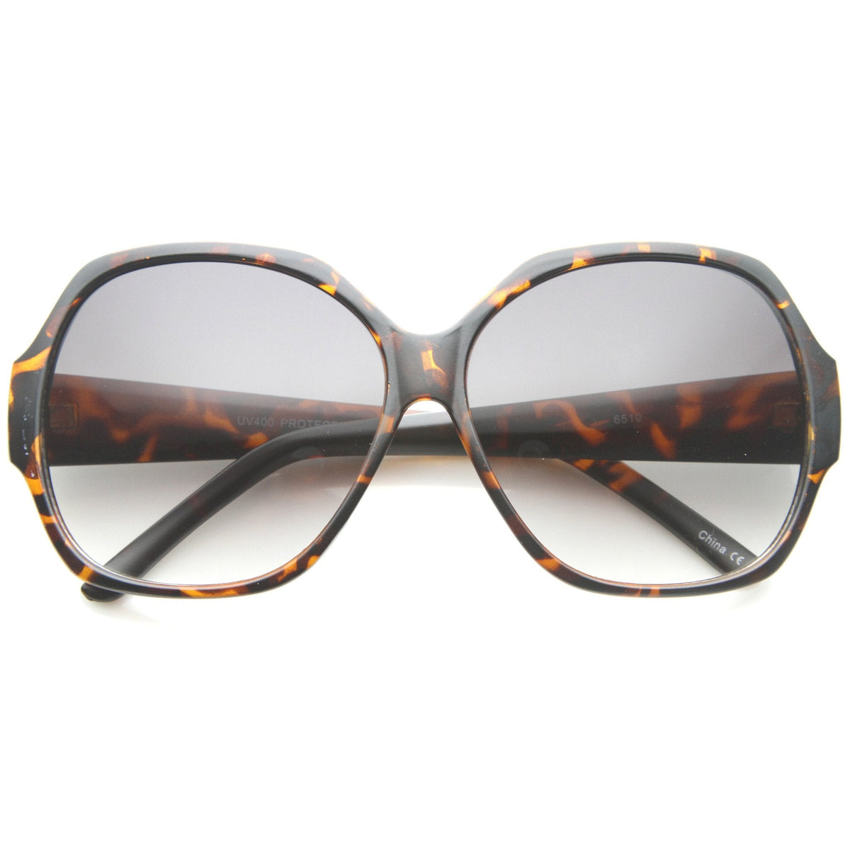 Women's Retro 1950's Oversize Gradient Lens Sunglasses A140
