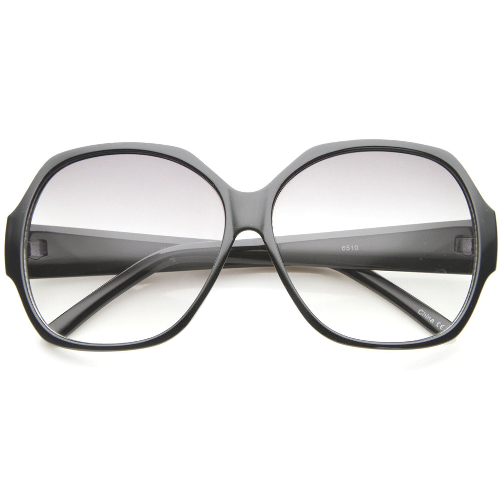 Women's Retro 1950's Oversize Gradient Lens Sunglasses A140
