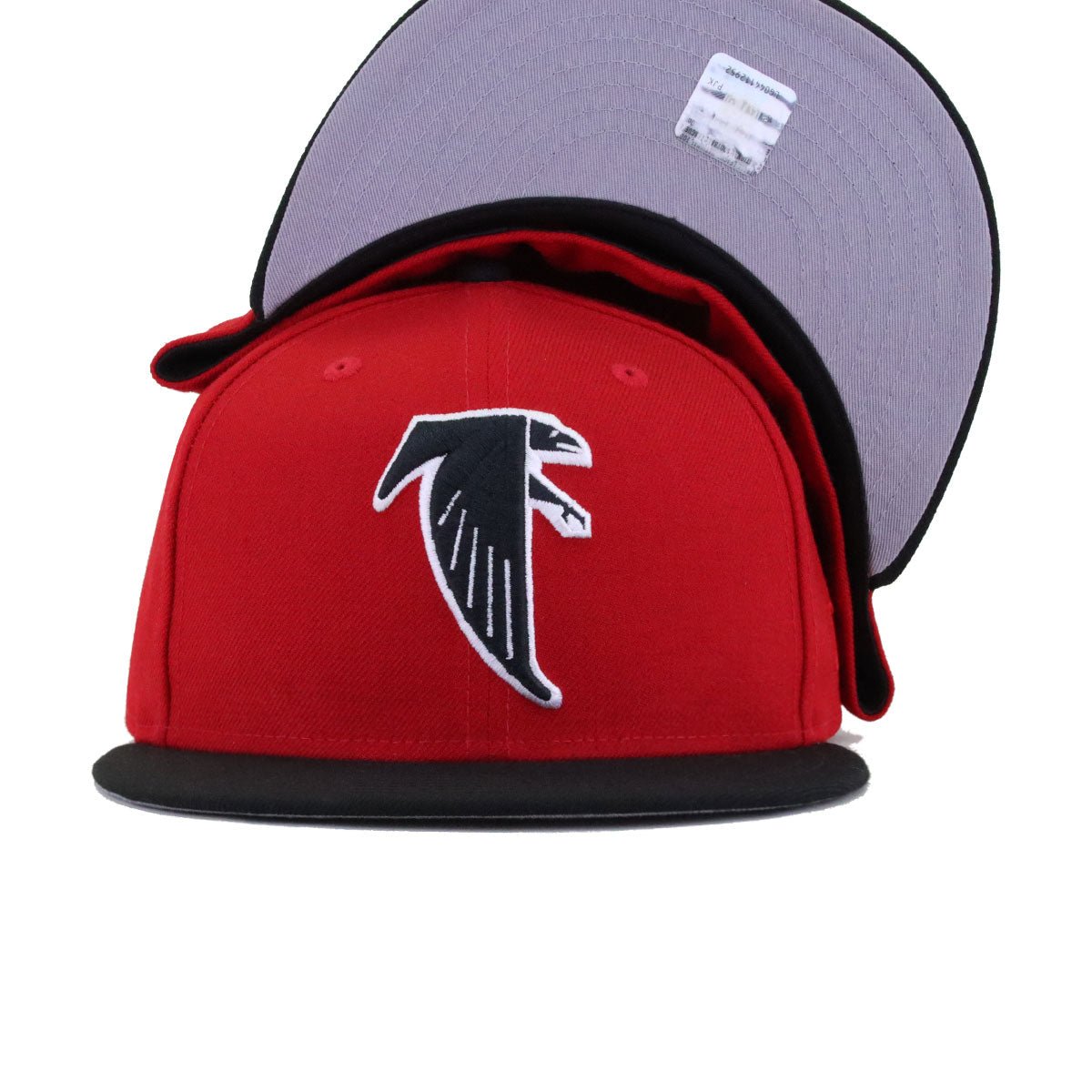 Atlanta Falcons Scarlet Black 1989 New Era 59Fifty Fitted