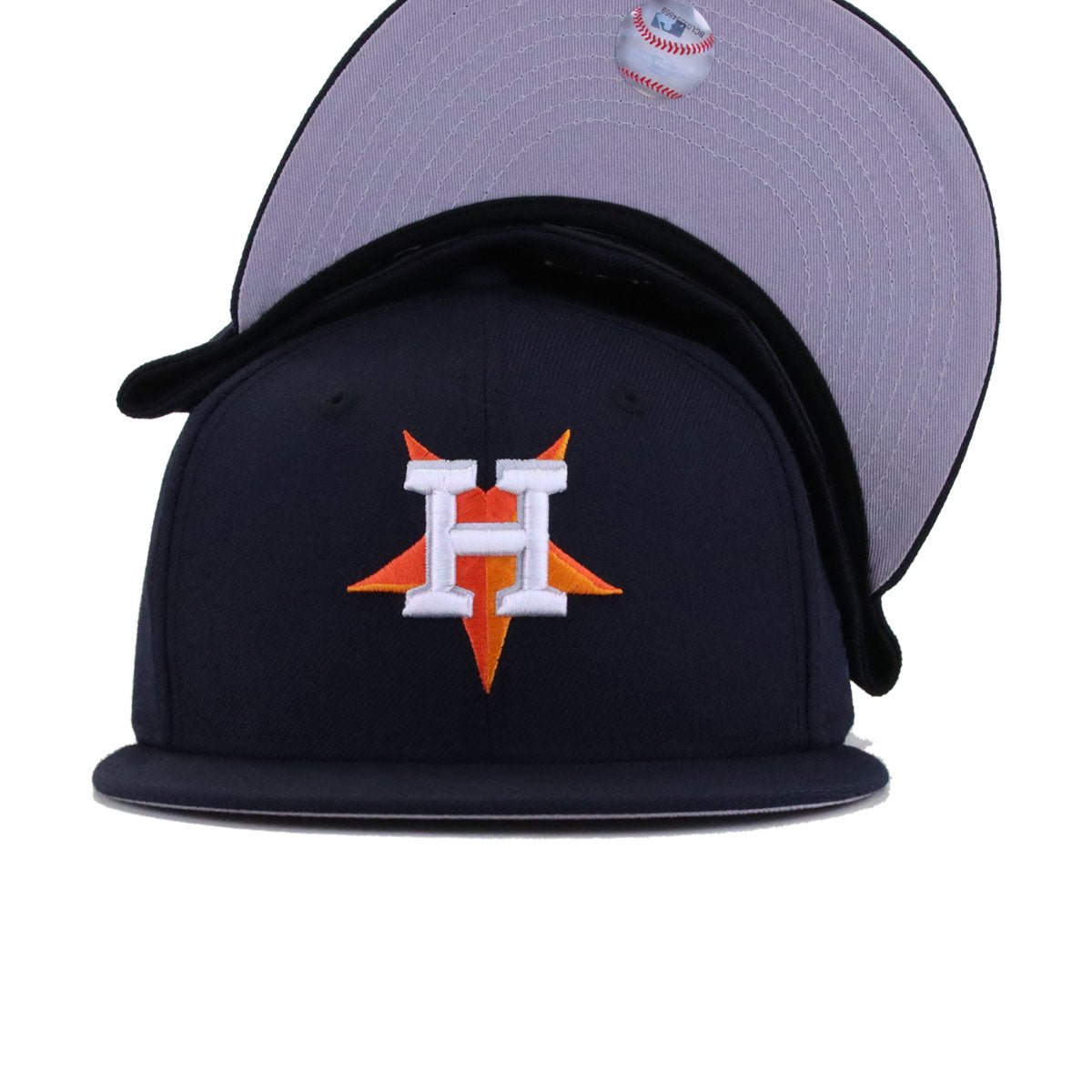 Houston Astros Navy Upside Down New Era 59Fifty Fitted