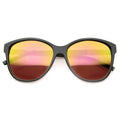 Women's Color Mirrored Lens Cat Eye Sunglasses A157