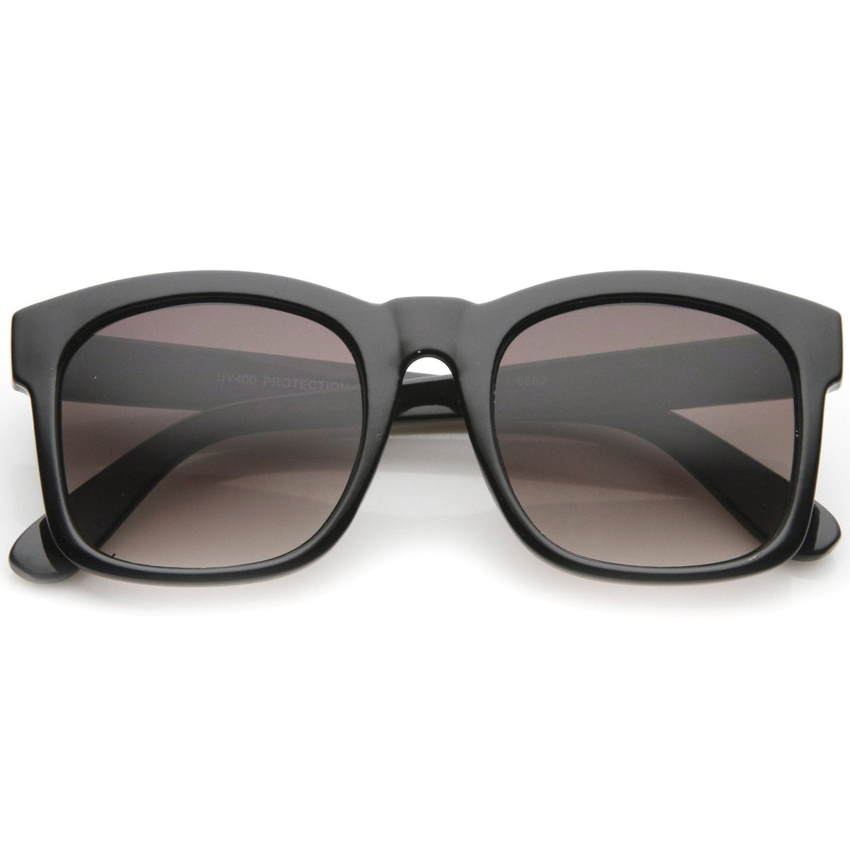 Retro Bold Horned Rim Shallow Frame Sunglasses A158