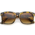 Retro Bold Horned Rim Shallow Frame Sunglasses A158