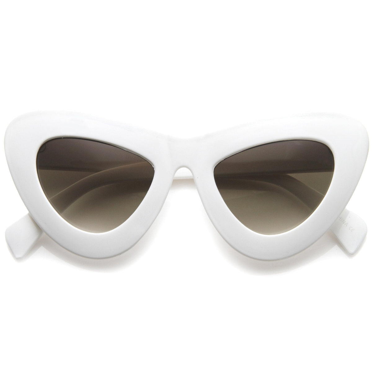 Women's Retro Bold Chunky Cat Eye Sunglasses A098