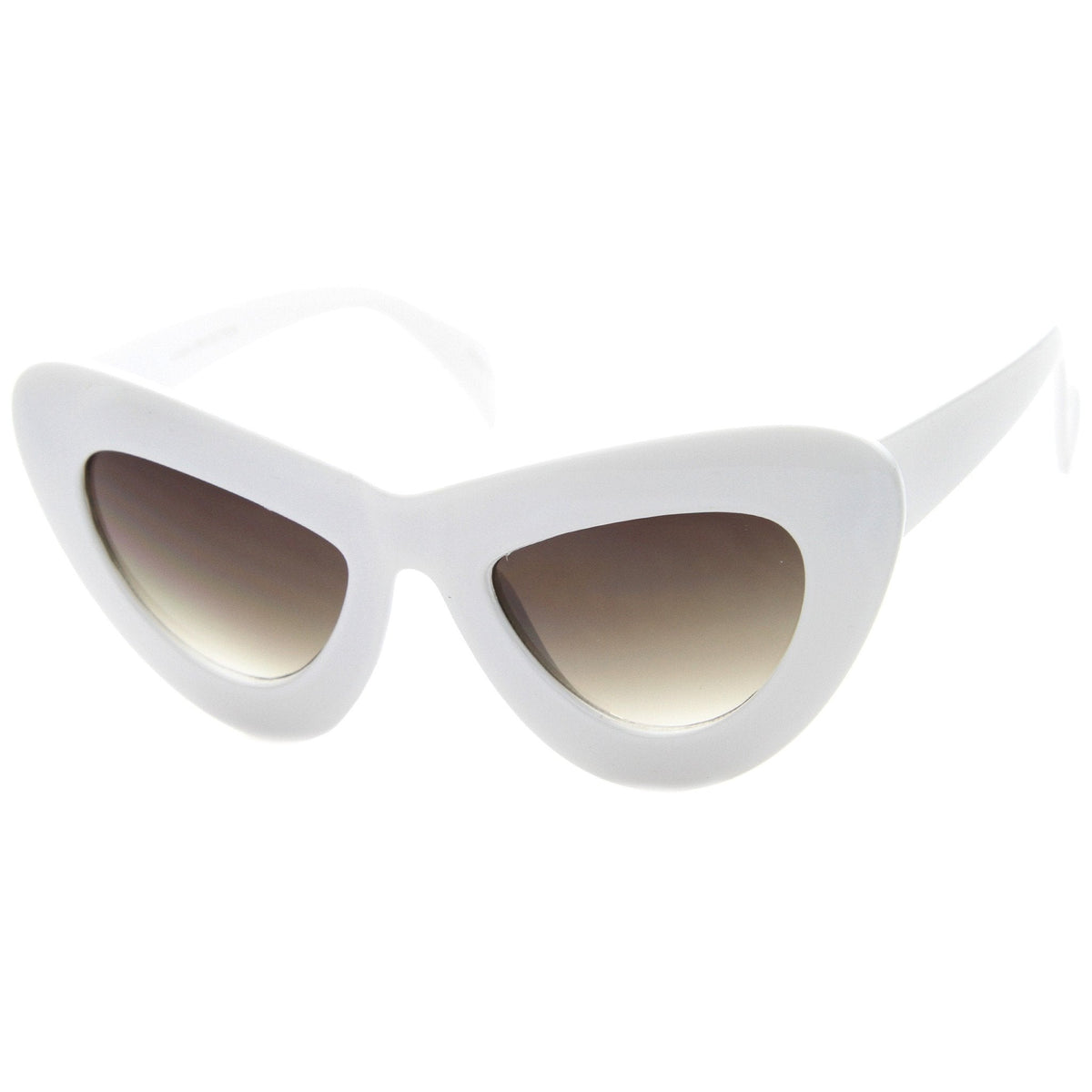 Women's Retro Bold Chunky Cat Eye Sunglasses A098