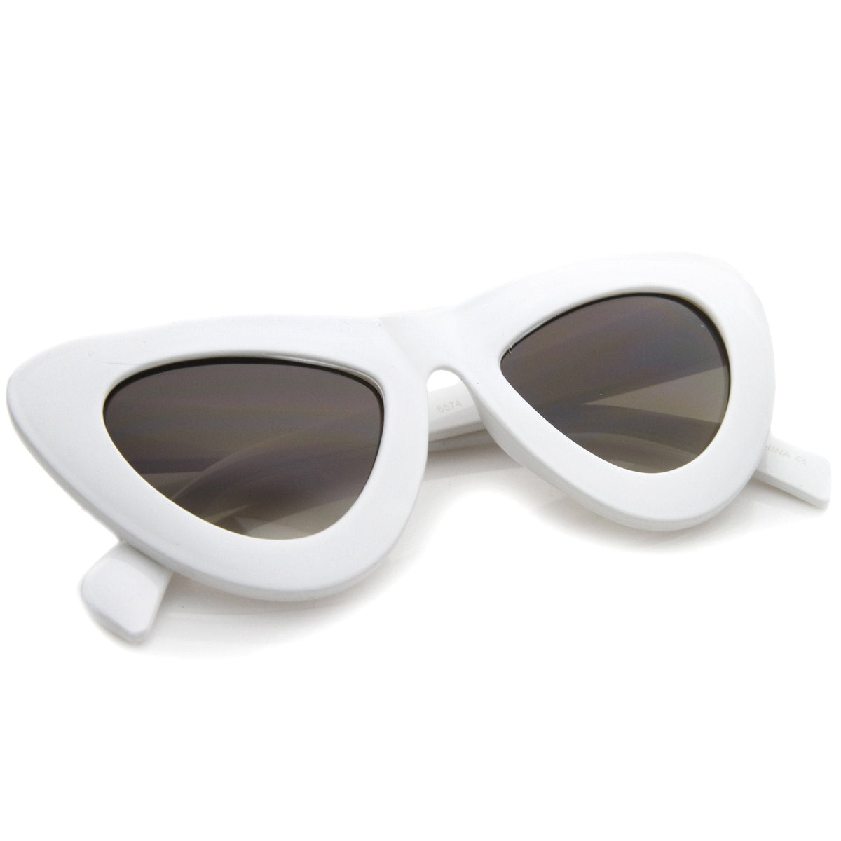 Women's Retro Bold Chunky Cat Eye Sunglasses A098