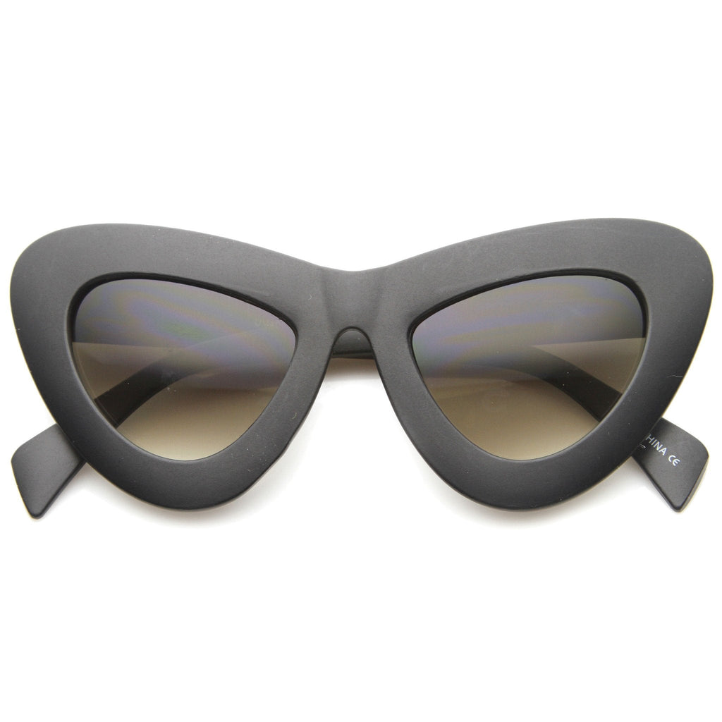 Women's Retro Bold Chunky Cat Eye Sunglasses A098