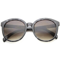 Women's Round Marble Print P3 Sunglasses A054