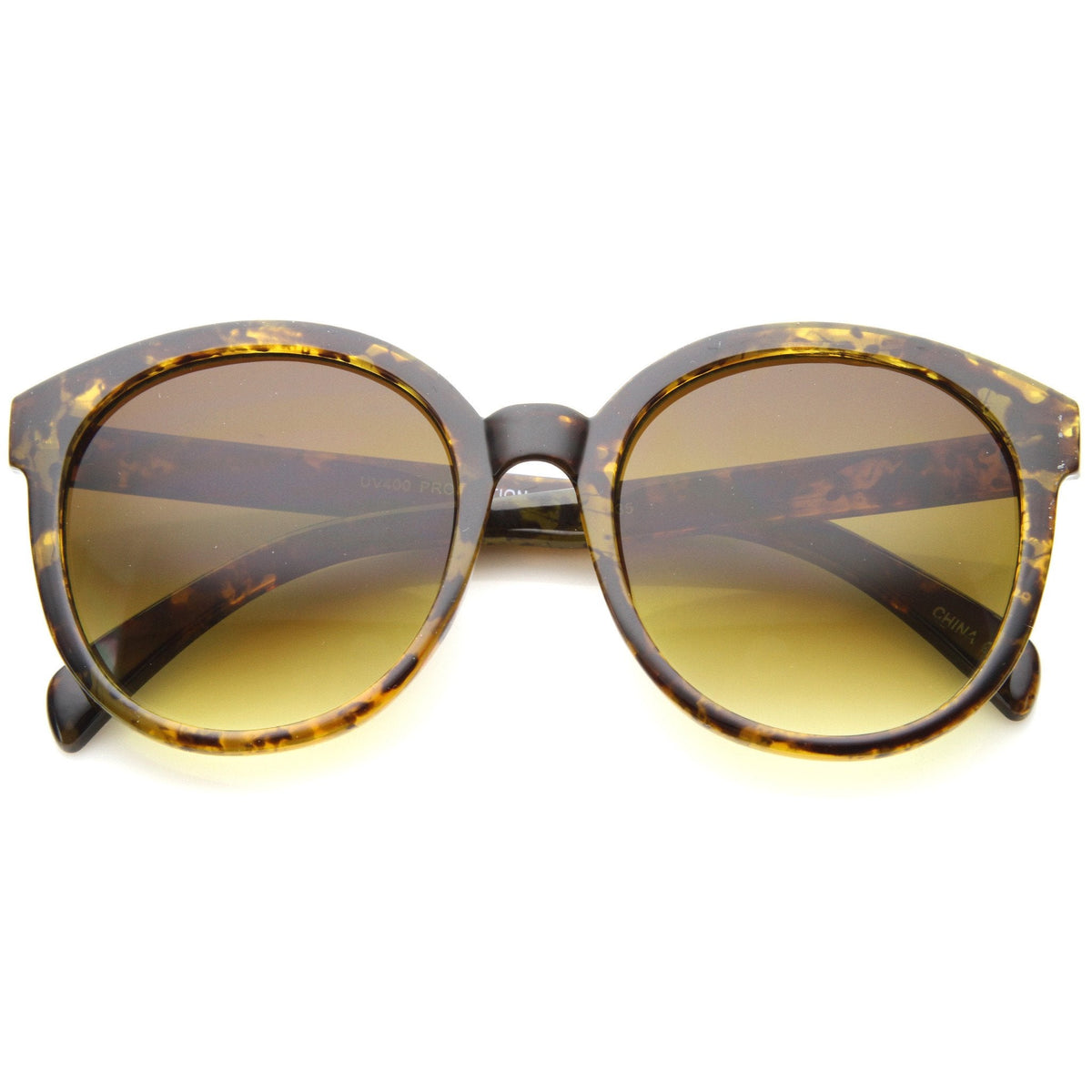 Women's Round Marble Print P3 Sunglasses A054