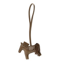 Milo Lambskin Grigri Rodeo Horse Bag Charm PM Etoupe