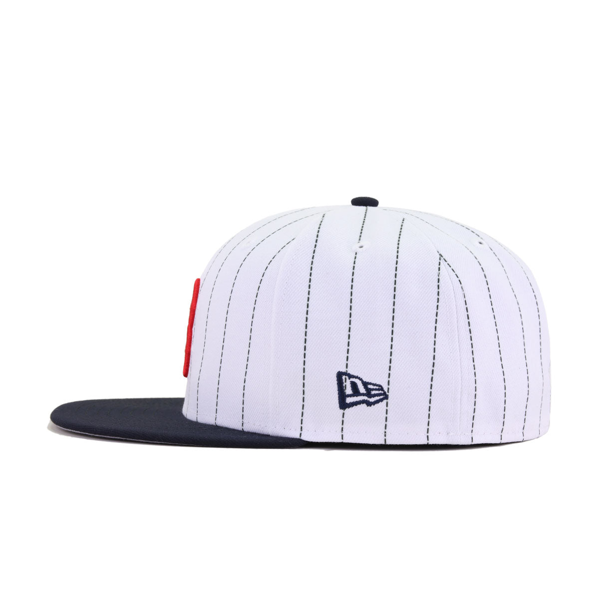 Boston Red Sox Navy Pinstripe New Era 59Fifty Fitted