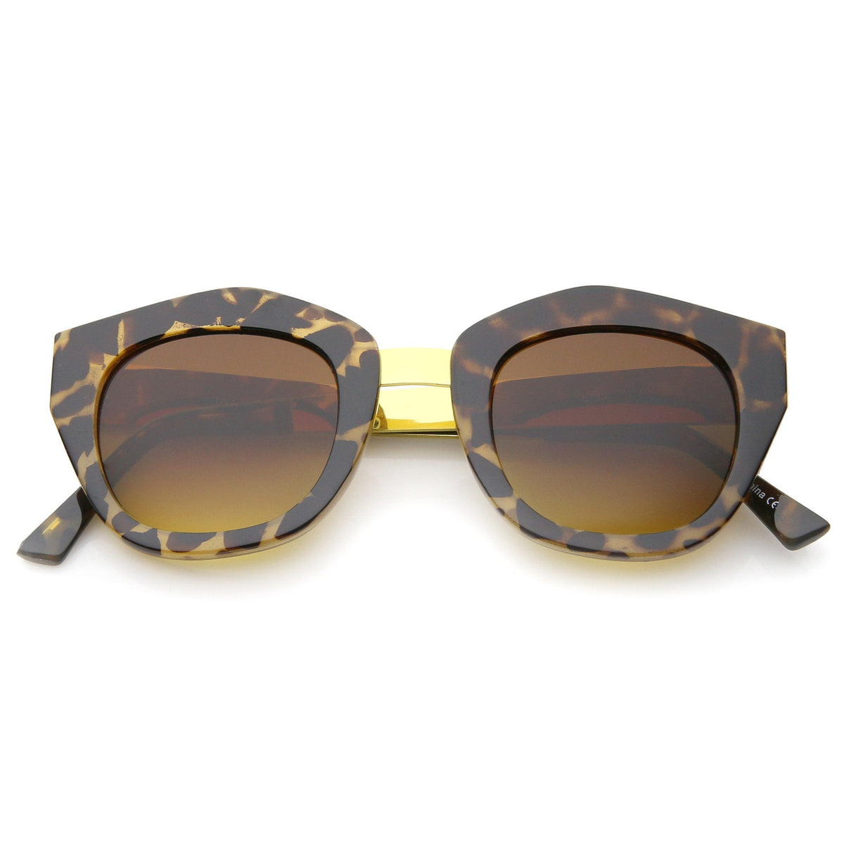 Women's Bold Geometric Square Lens Sunglasses A342