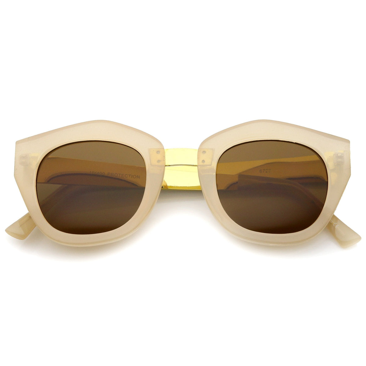 Women's Bold Geometric Square Lens Sunglasses A342