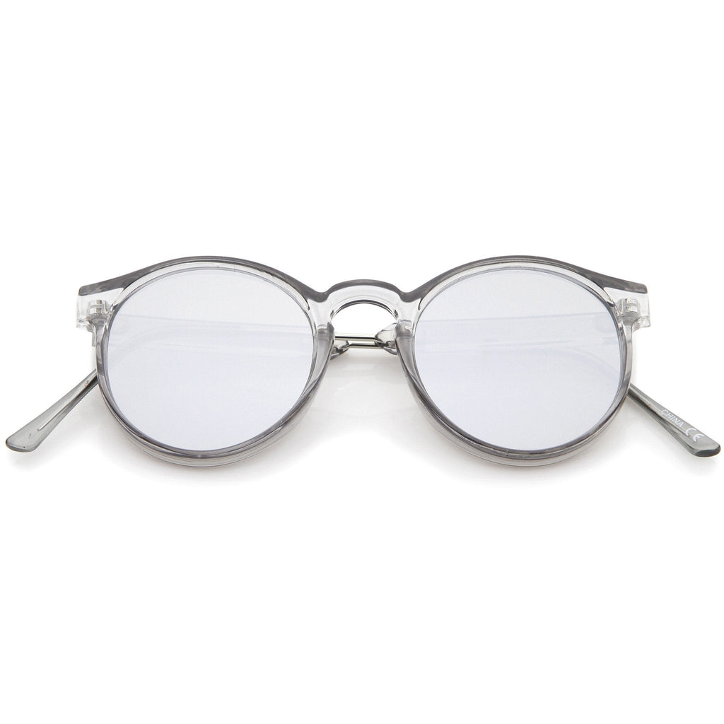 Retro Translucent Round P3 Color Mirror Lens Sunglasses A465