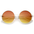 Disco Transparent Color Gradient Lens Round Sunglasses A314