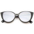 Unique Women's Laser Cut Insert Cay Eye Sunglasses A488