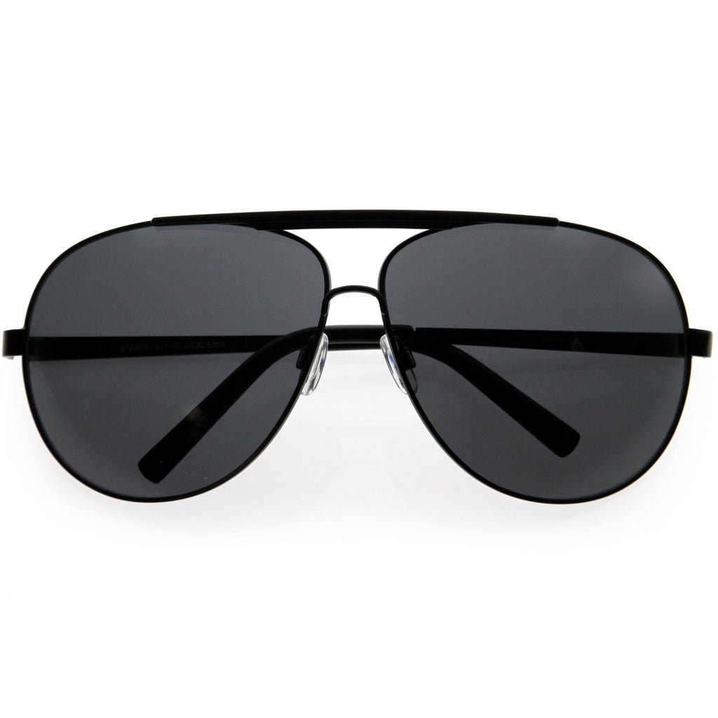 Extra Large Metal Oversize Frame Aviator Sunglasses 1580 70mm