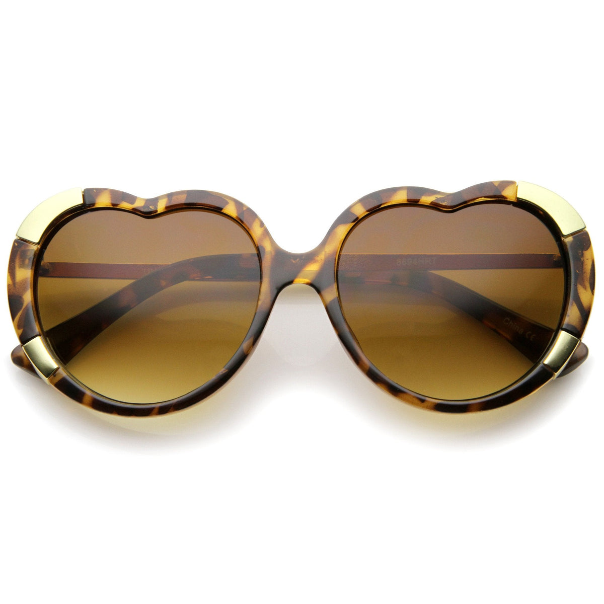 Women's Oversize Heart Shaped Sunglasses A224